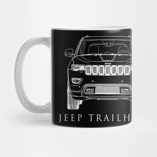 Jeep Trailhawk 1 White Design Car form Mug